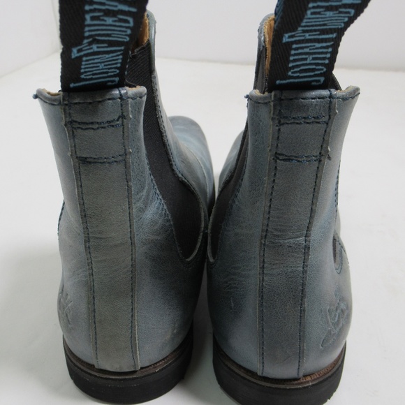 John Fluevog Men's Radio 2 Stephen Chelsea Boots Blue Size 9.5 US / 9 UK / 43 EU - Picture 6 of 12